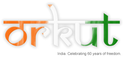 orkut india logo - 60 years of independance
