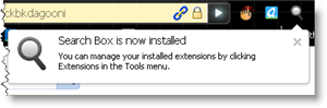 search-box-installed