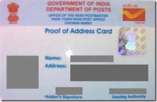 address proof