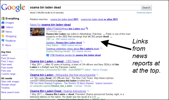 google_search_Osama_dead