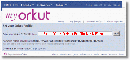 Orkut Profile Link - Devils Workshop