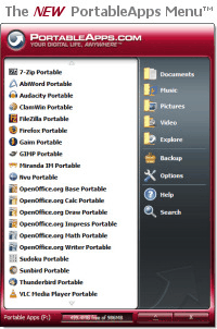 Portable Apps Suite Menu