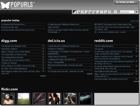 popurls.com screenshot