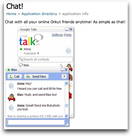 Orkut Gtalk Application.jpg