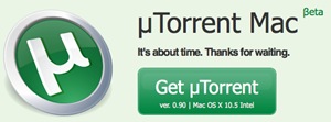 µTorrent for Mac Beta