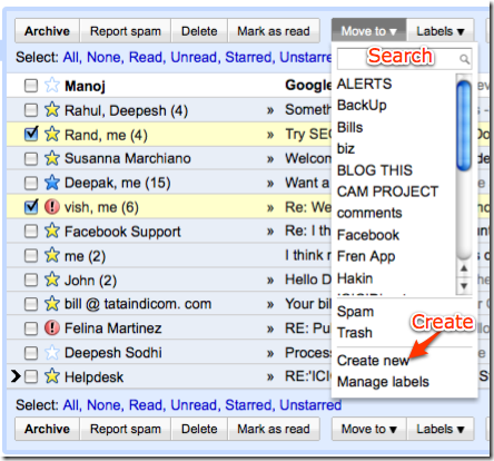 Gmail Move To Feature