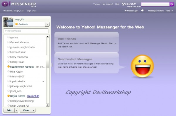 yahoo messenger downloading free