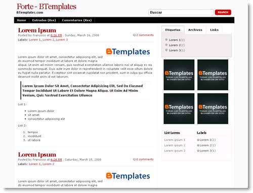 forte-blogger-template