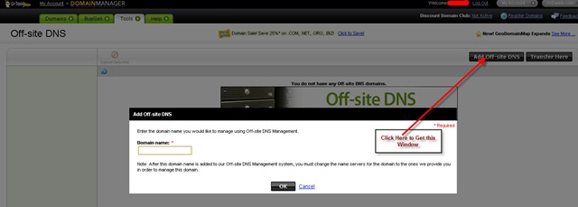 Off-site DNS