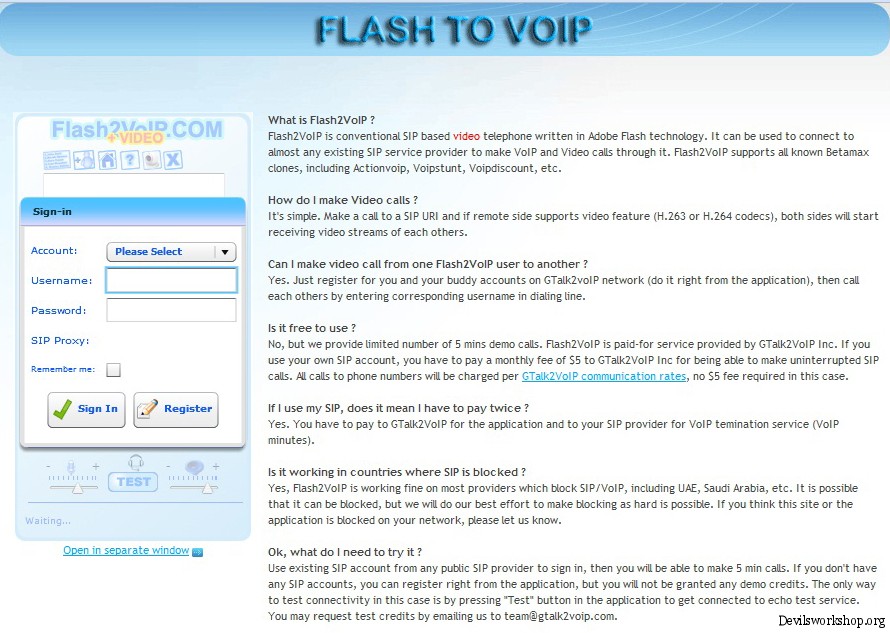 Flas2VOIP