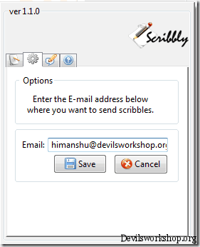 scribble email