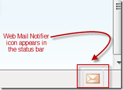 web mail notifier icon