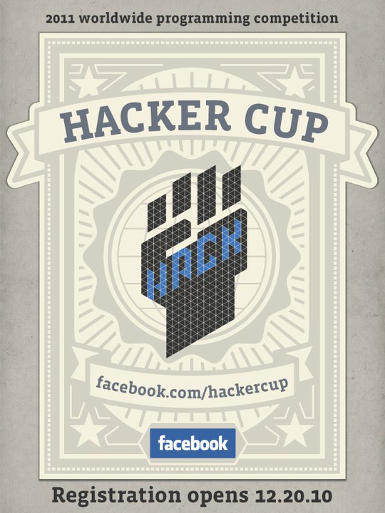 Hacker cup Facebook 2011