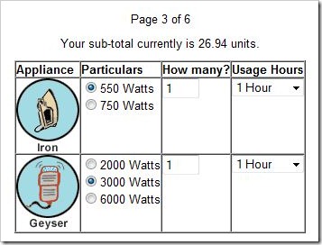 Online Calculator For Electricity Consumption In Units