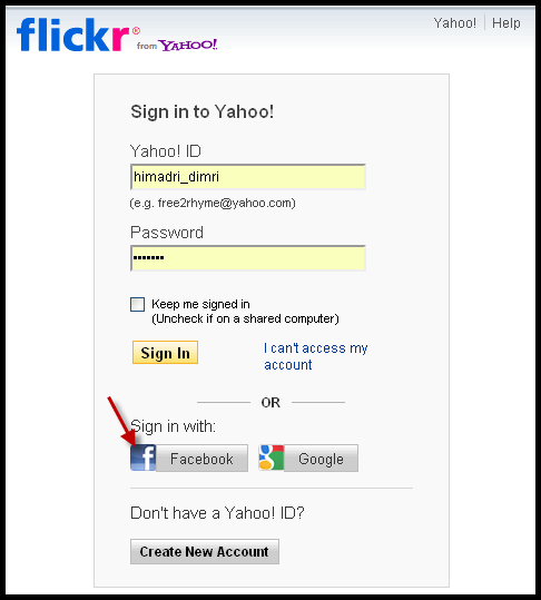 Yahoo impedirá login no Flickr e outros serviços via Google e Facebook