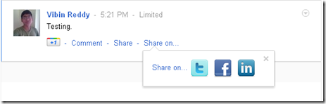 Share Google+ posts on other networks