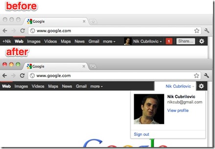 Remove Google+ notifications from Google sites