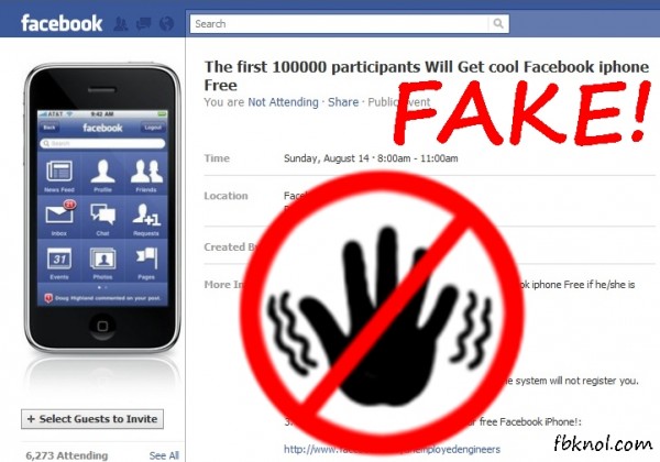 events fake facebook