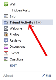 Please Revert the Friend Activity Update - Website Features