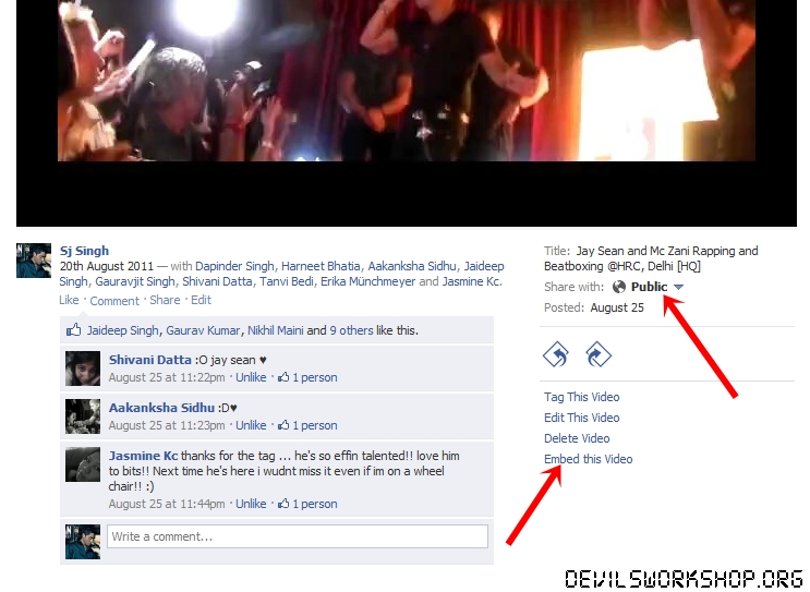 How to extract actual link of a video on Facebook