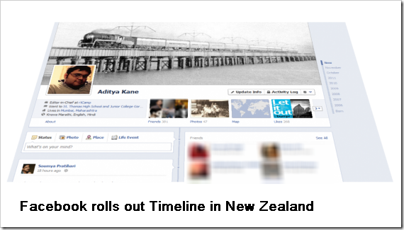 Facebook's Timeline Layout