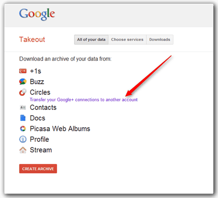 Google Takeout