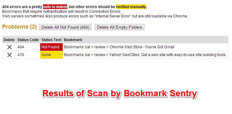 Bookmark Sentry Scans Bookmark Director