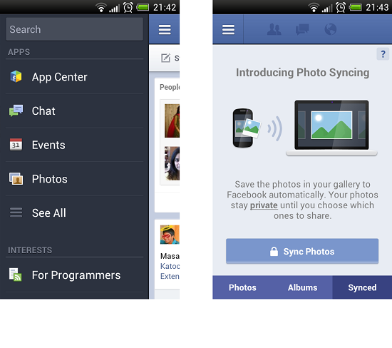 Photo Sync with Facebook
