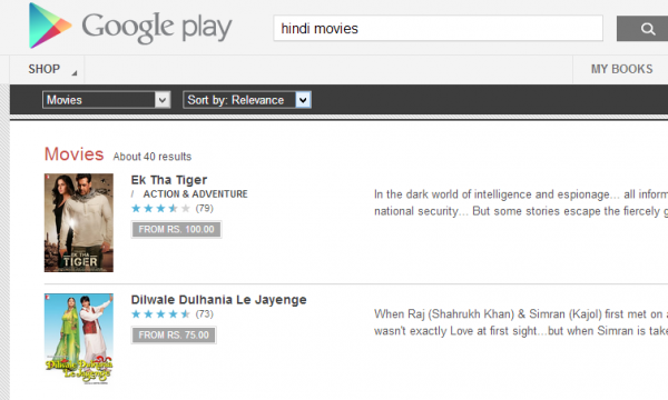 Google Play Hindi Movies