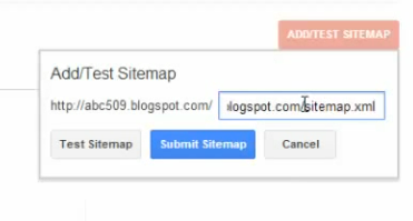 Submitting sitemap