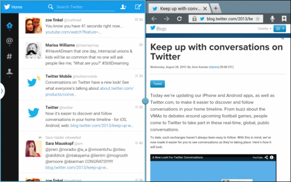 Twitter-Android-multi-screen