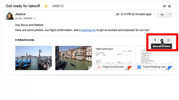 Save to Drive on Gmail