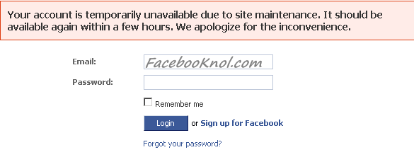 facebook-maintenance